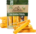 peaksNpaws Yak Cheese, High Protein, Himalayan Dogs Chews, Natural Dog Treats, Lactose Free, Long Lasting Dogs Treat for Aggressive Chewers Under 55 lbs 20 Large Chew Sticks, 5 lb Bag