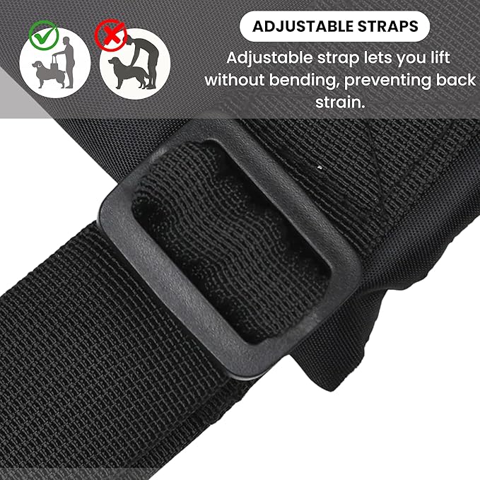 Adjustable Dog Lift Harness – Rear Leg Support Sling for Large Dogs | Mobility Aid for Senior, Injured & Post-Surgery Pets, ACL Surgery Dogs | Soft, Durable & Comfortable