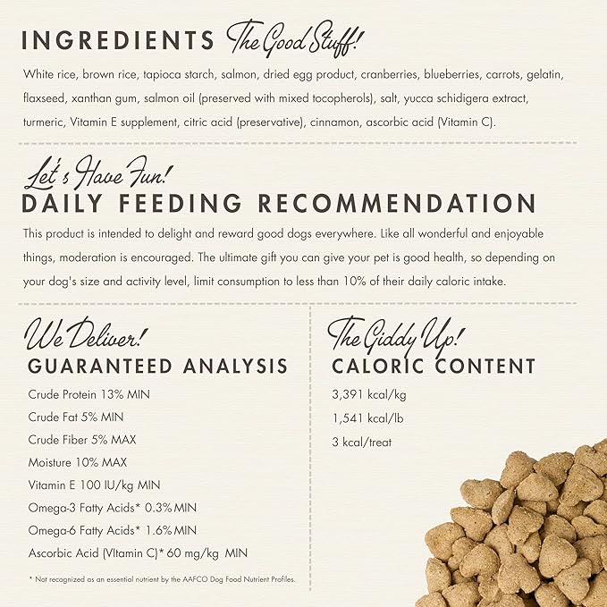 Fromm Family Nutritionals Immunity Functional Dog Treats - Premium Dog Treats for Immune Support - Contains Cranberry, Blueberry, Turmeric, Cinnamon, Vitamin C & Vitamin E - Pack of (3) 6 oz Bags