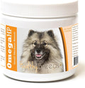 Healthy Breeds Keeshonden Omega HP Fatty Acid Skin and Coat Support Soft Chews 60 Count