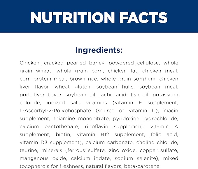 Hill's Science Diet Oral Care, Adult 1-6, Small & Mini Breeds Plaque & Tartar Buildup Support, Dry Dog Food, Chicken, Rice, & Barley, 4 lb Bag