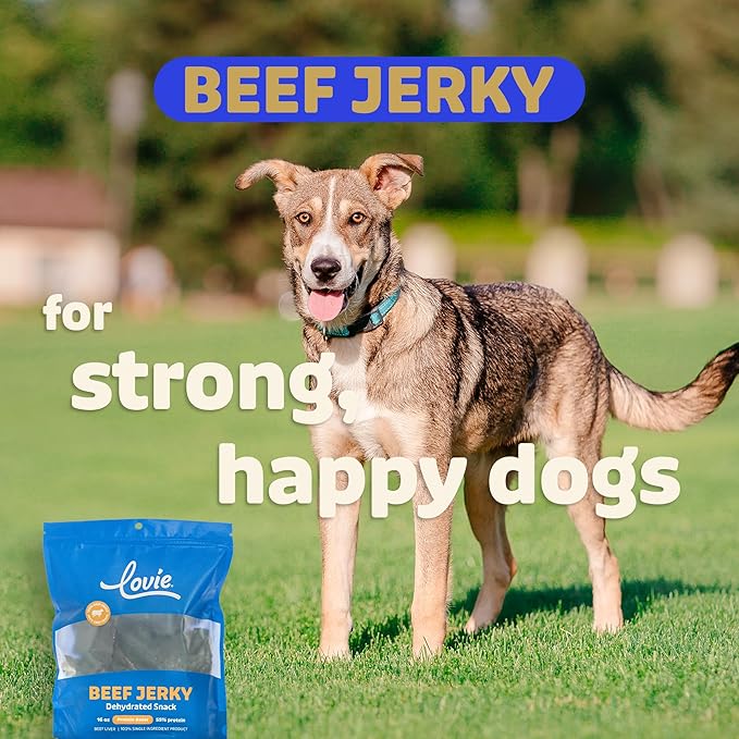 Lovie Treats Dried Liver Dog Treats | Air Dried Beef Liver for Dogs | Dehydrated Liver Treats for Dogs | Single Ingredient | Grain Free | All Breeds