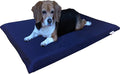 Dogbed4less Gel Memory Foam Dog Bed for Small to Medium Large Pet with Waterproof Internal Cover, 1680 Nylon Blue 34X27X3 Inches
