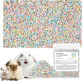 Rabbit Bedding Guinea Pig Bedding : Odor Control & Moisture Absorbent Natural Paper Pellet Bedding - for Small Animal Guinea Pigs, Rabbits,Hamsters (Colourful, 2.2 lb)