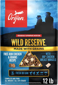 ORIJEN Wild Reserve Dry Dog Food Free-Run Chicken & Grains Recipe 12lb Bag