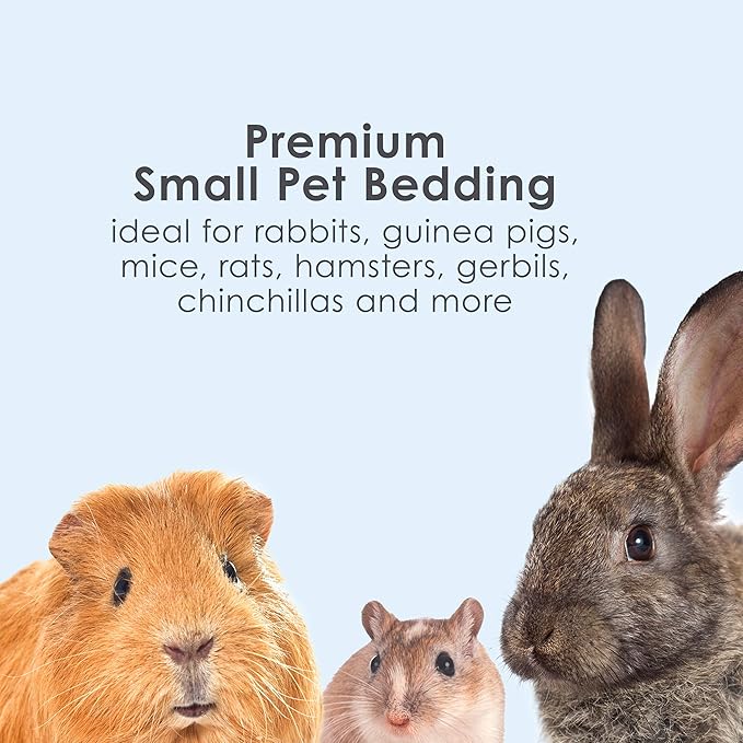 Kaytee Clean & Cozy White Paper Bedding, Made for Small Animals, 49.2 Liters