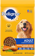 Pedigree Complete Nutrition Adult Dry Dog Food Roasted Chicken, Rice & Vegetable Flavor Dog Kibble, 16 lb. Bag