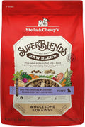 Stella & Chewy's SuperBlends Raw Blend Wholesome Grains Puppy Cage-Free Chicken & Wild Caught Salmon Recipe with Superfoods, 21 lb. Bag