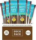 etta says! Mitey Mini Chews Dog Treats - Made in The USA - Grain-Free and Odor-Free - All-Natural Dog Chews - Perfect for Puppies and Senior Dogs - with Omega 3, 6, and 9 - Duck - 18 Pack - 54 Count