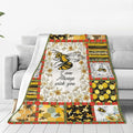 Bee Blanket Honey Bee Decor Throw Blankets Fleece Flannel Blanket Plush Lightweight Blanket Bees Themed Gifts Stuff for Women Men Boys Girls Adults Kids for Couch Sofa Bed 80"X60"