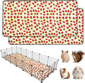 2 Pack Guinea Pig Cage Liners, Waterproof Reusable Guinea Pig Cage Liners,Waterproof Super Absorbent Pee Pads for Small Animals,36x72 inch 2pack