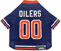 Pets First NHL Hockey Edmonton Oilers Mesh Jersey for Dogs & Cats, Size X-Small, Licensed Dog Jersey with Your Favorite Hockey Team