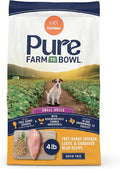 Canidae Pure Farm to Bowl Small Breed, Free-Range Chicken, Lentil & Garbanzo Bean Recipe, 4 lbs.