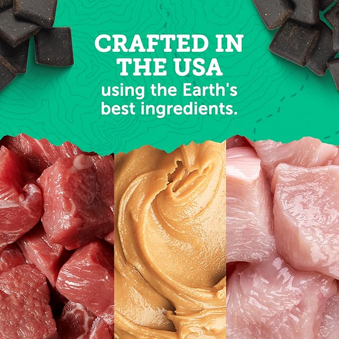 Zuke’s Hip and Joint Support Dog Treats for Adult Dogs of All Sizes, Senior Dog Treats made with Real Beef, 16 oz. Resealable Pouch - 6 oz. Bag