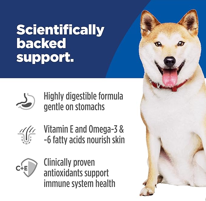 Hill's Science Diet Adult 1-6 Sensitive Stomach & Skin Dry Dog Food, Pollock, Barley, & Insect Recipe, 3.5 lb. Bag