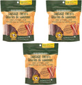 Happy Howie's Sausage Treats - Healthy Dog Treats, Flavorful Slow Cooked Lamb, Natural Ingredients, Chewy Dog Treats, Hormone Free-Lamb, (Pack of 3)