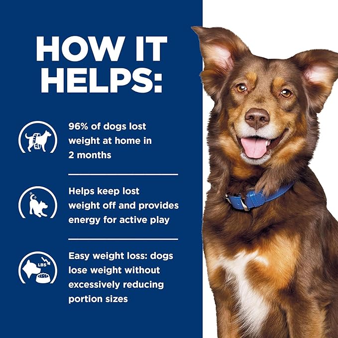 Hill's Prescription Diet Metabolic Weight Management Wet Dog Food, Vegetable & Chicken Stew, 12.5 oz. Cans, 12-Pack