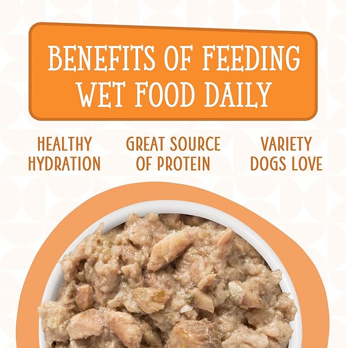 Weruva Dogs in The Kitchen, Goldie Lox with Chicken & Wild-Caught Salmon Wet Dog Food, 2.8oz Pouch (Pack of 12)