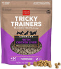 Cloud Star Tricky Trainers Crunchy Dog Training Treats 8 oz. Bag, Chicken Liver Flavor, Low Calorie Behavior Aid with 450 treats