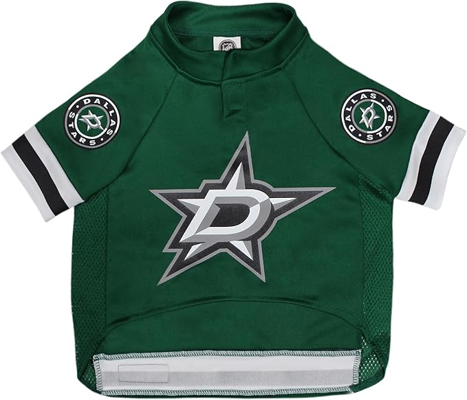 Pets First NHL Dallas Stars Jersey for Dogs & Cats, X-Large. - Let Your Pet Be A Real NHL Fan!