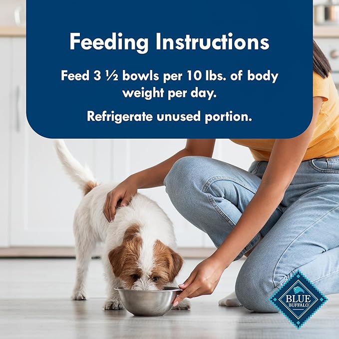 Blue Buffalo Delights Small Breed Natural Wet Dog Food, Prime Rib Flavor in Gravy, 3.5-oz Cups, 12 Count