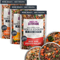 Health Extension Gently Cooked Dog Food Variety Pack – Chicken & Pumpkin, Beef & Potato, Lamb & Carrot – 9 oz Each – Human-Grade Superfood Meals for Digestion, Immunity & Coat Health (Pack of 3)