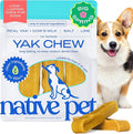 Native Pet Yak Cheese Himalayan Dog Chews - Long Lasting Dental Sticks for Medium Breeds – 100% All Natural Himalayan Yak Chews for Medium Dogs – Cheese Bone for Aggressive Chewers - 10 Per Pack