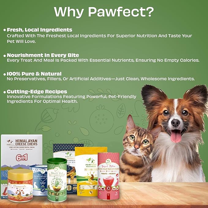 Pawfect Nature's Feast Freeze-Dried Chicken Treats with Asian Greens for Dogs - 80% Chicken, 20% Veggies & Fruits-100% Natural- Grain-Free-High Protein- Limited Ingredient Training Treat(150g/5.29oz)