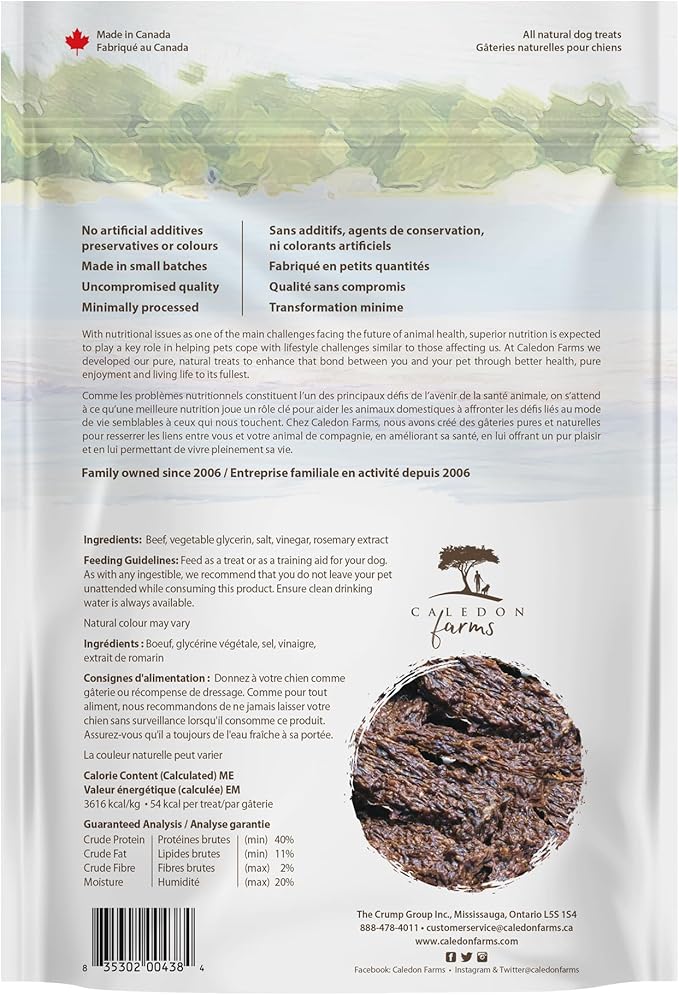 Caledon Farms Homestyle Beef Jerky 7.76oz