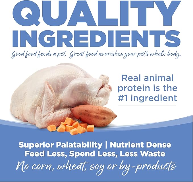 NutriSource Pure Vita Limited Ingredient Grain Free Dry Dog Food, Small Bites, Turkey and Sweet Potato, 15LB