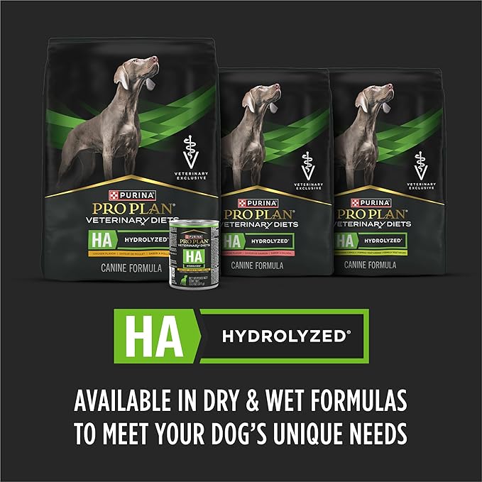 Pro Plan Veterinary Diets Purina HA Hydrolyzed Protein Dog Food Dry Salmon Flavor Formula - 38 lb. Bag