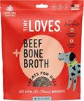 Farmland Traditions Tiny Loves Jerky Trainer Treats for Dogs w/Bone Broth (Beef, 5 oz.)