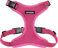 Voyager Step-in Pet Harness - All Weather Mesh, Adjustable Step in Harness for Cats and Dogs by Best Pet Supplies - Fuchsia, XL