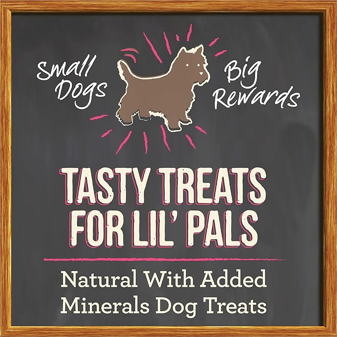 Merrick Lil’ Plates Grain Free Small Dog Treats, Natural Training Treats For Small Dogs, Teensy Turducken - 5 oz. Pouch