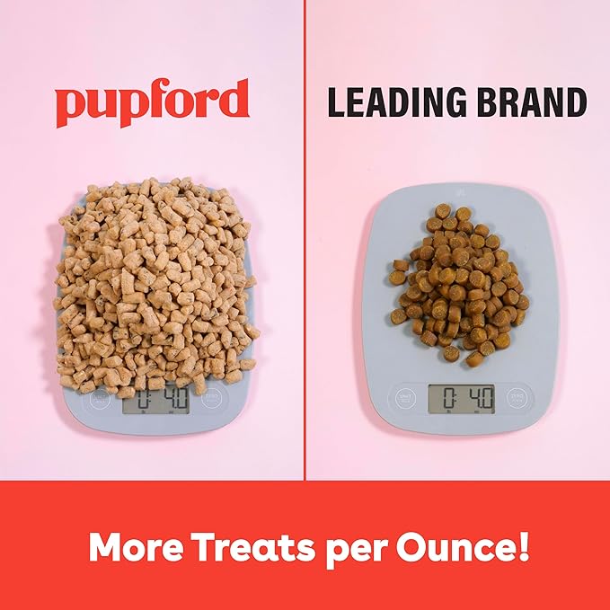 Pupford Freeze Dried Training Treats for Dogs & Puppies, 215+ Six Ingredient Bites (Surf & Turf, 3 oz)