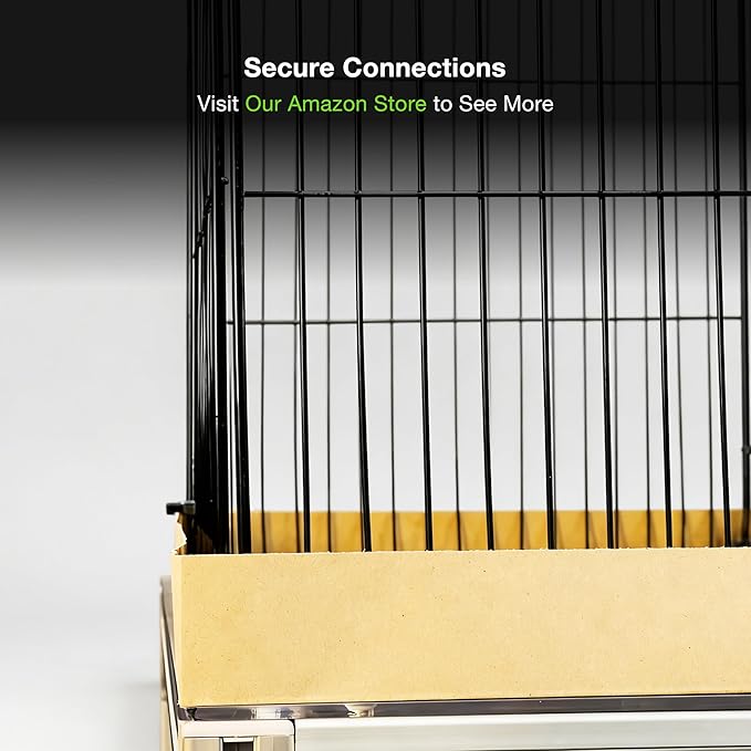 GuineaLoft™ C&C Cage (Model-AB) – Tall & Large 4ft(L) x 2ft(W) x 1.3ft(H) C&C Guinea Pig Cage, Puppy/Bunny Play Pen w/Improved Hardware & Disposable Bottom - Visit the GuineaLoft Store to See More