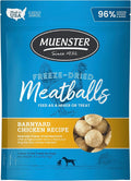 Muenster Freeze Dried Chicken Meatball Dog Treats (4oz) - Grain Free, Made in USA