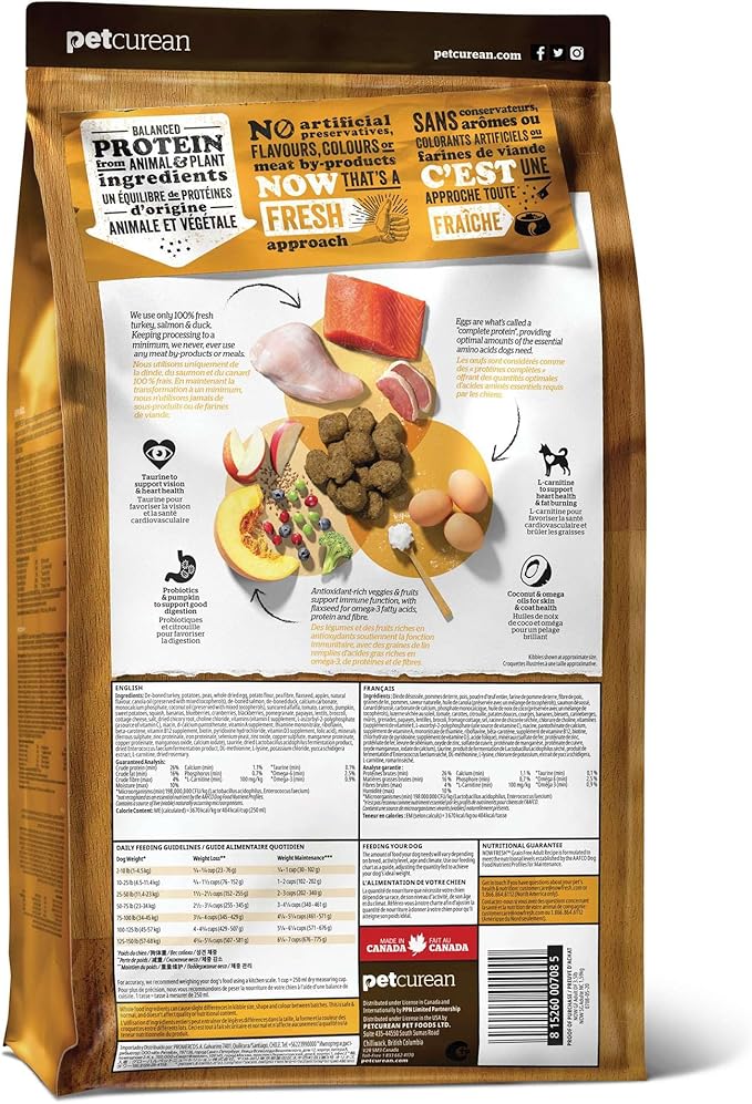 NOW FRESH Grain Free Dog Food, 12 lb – Grain Free Dry Dog Food Recipe for Adult Dogs with Real Meat and Fish for Protein – For Small, Medium and Large Breeds