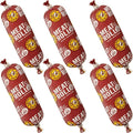 Happy Howie's Soft Meat Roll Treat - Soft Dog Food Beef Rolls, High Protein, Natural Ingredients, for All Dogs, Made in USA - Beef, 7 Oz (Pack of 6)