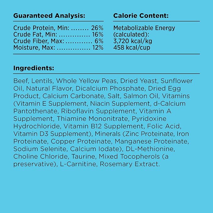 BIXBI Liberty Grain-Free Dry Dog Food, Beef Recipe – Fresh Meat, High Protein, No Meat Meals – USA Made, 22 lbs