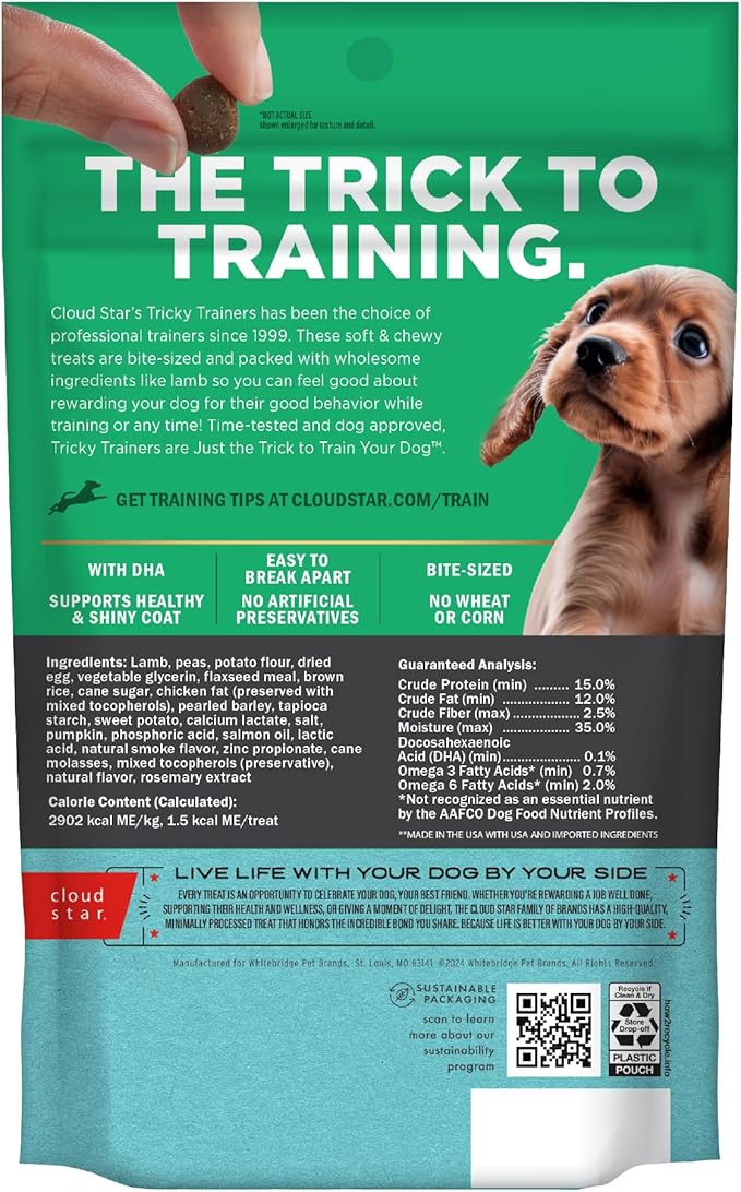 Cloud Star Tricky Trainers Puppy Mini Lamb 5 oz.