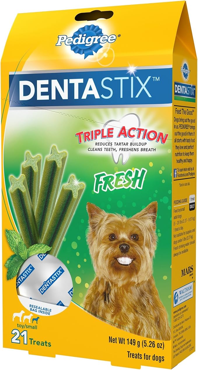 Pedigree Dentastix Oral Care Treats for Dogs, Mini, 5.26-Ounce