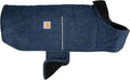 Carhartt Firm Duck Dog Chore Coat, Insulated Weather Resistant Jacket for Cold and Windy Conditions, Denim, Small