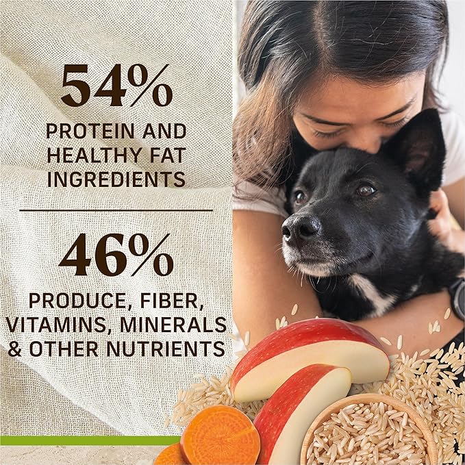 Merrick Healthy Grains Premium Adult Dry Dog Food, Wholesome And Natural Kibble With Lamb And Brown Rice - 4.0 lb. Bag