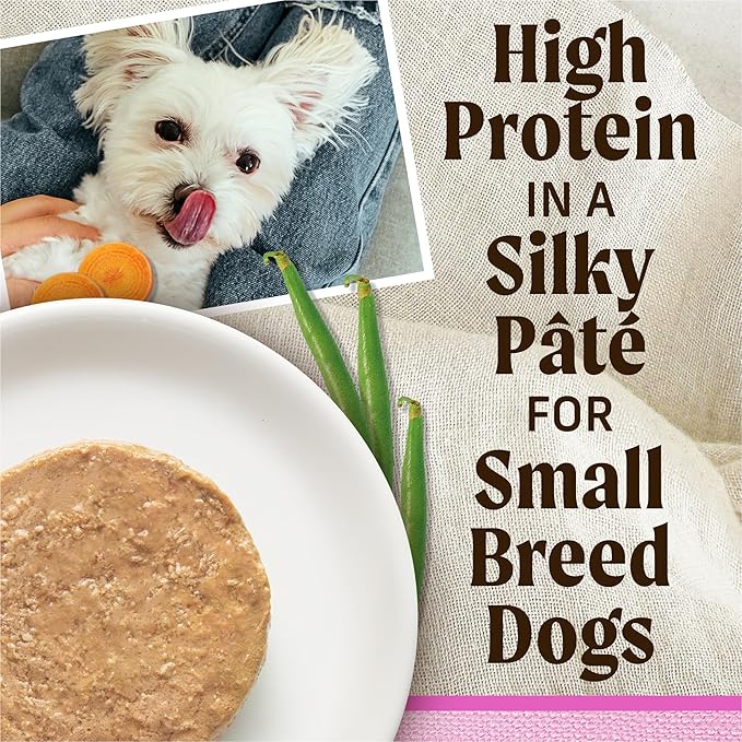 Merrick Lil’ Plates Petite Pates Premium Grain Free Wet Dog Food, Natural Soft Small Dog Food, Turkey Dinner - (Pack of 24) 3 oz. Cans