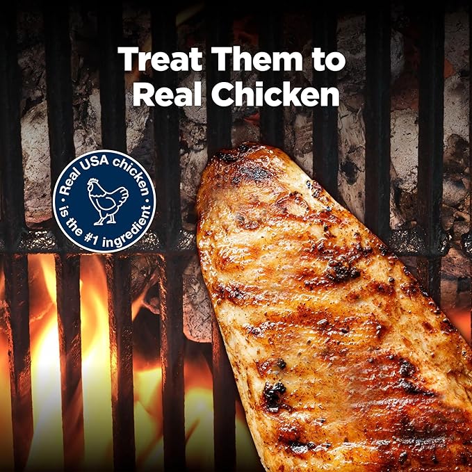 Blue Buffalo Nudges Grillers Natural Dog Treats, Made in the USA with Real Chicken, 16-oz Bag (Pack of 5)