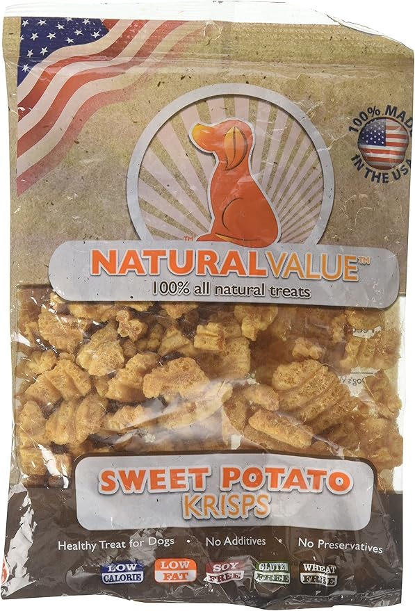 Loving Pets Natural Value Sweet Potato Krisp Dog Treat 2.5 ounces