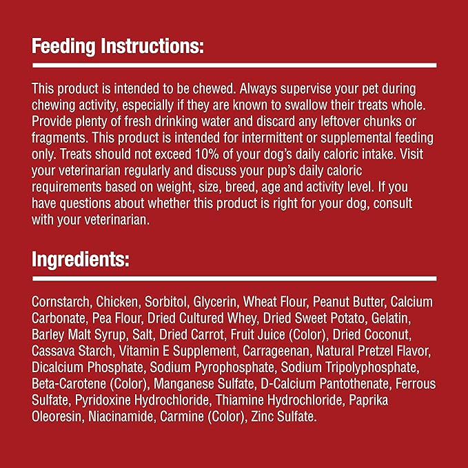 SmartBones No Artificial Colors or Preservatives Pretzel-Style Chews, Treat Your Dog to a Fun Shapped Rawhide-Free Chew 8 Count (Pack of 24), Count: 192