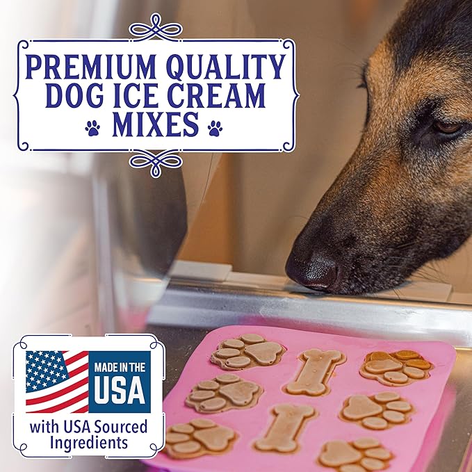 Cooper's Treats Pupsicle Starter Kit - Easy, Homemade Frozen Dog Treat Kit - Healthy, Delicious Dog Ice Cream Mix - Make Your Own Treats - Regular