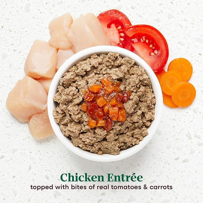 Nutro Ultra Wet Dog Food Pate with Food Toppers for Dogs, Chicken & Turkey Entree Variety Pack, 3.5 oz Trays (12 Count, Pack of 1)